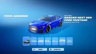 How To Get Nascar Next Gen Ford Mustang Car Body For FREE! (Fortnite Rocket League)
