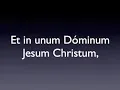 Credo in Latin