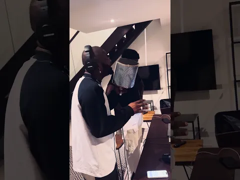 Studio time with my bro @skales 🎶🔊#ThePriceOfBecoming