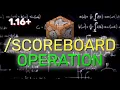 Minecraft Scoreboard Operation Tutorial 1 16-1 20 How to Count Entities