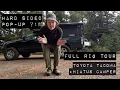 Extended Tour of my FULL-TIME Overlanding Rig First Gen Tacoma Hiatus Camper with DIY Interior