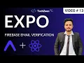 React Native Expo Firebase Email Verification Firebase Authentication 2024