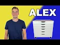 ALEX Drawer Unit on Casters IKEA Tutorial