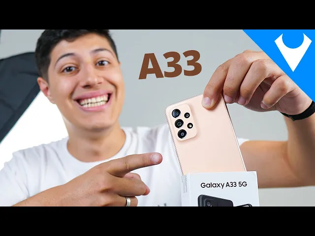 Olha ele! GALAXY A33 5G ta LINDO! quase o PRIMEIRO UNBOXING DO BRASIL!