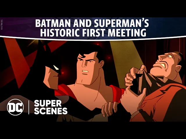 DC Super Scenes: Batman and Superman's First Meeting