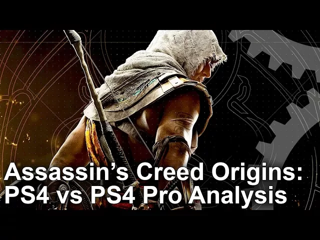 [4K] Assassin's Creed Origins: PS4/ PS4 Pro Graphics Comparison + Frame-Rate Test