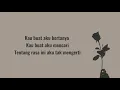 Cinta Pertama dan Terakhir Cover Mawar De Jongh (Lirik Lagu)