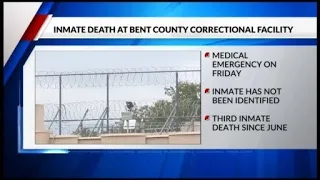 Inmate death at Bent County Correctional Facility