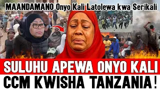 Samia Suluhu KWISHA Apewa ONYO KALI Kwa MAANDAMANO Na MAISHA Ya WATANZANIA Barua Yatumwa Sasa 