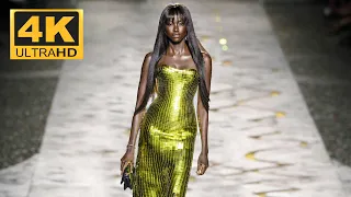 versace spring summer 2025 milan fashion week 4k