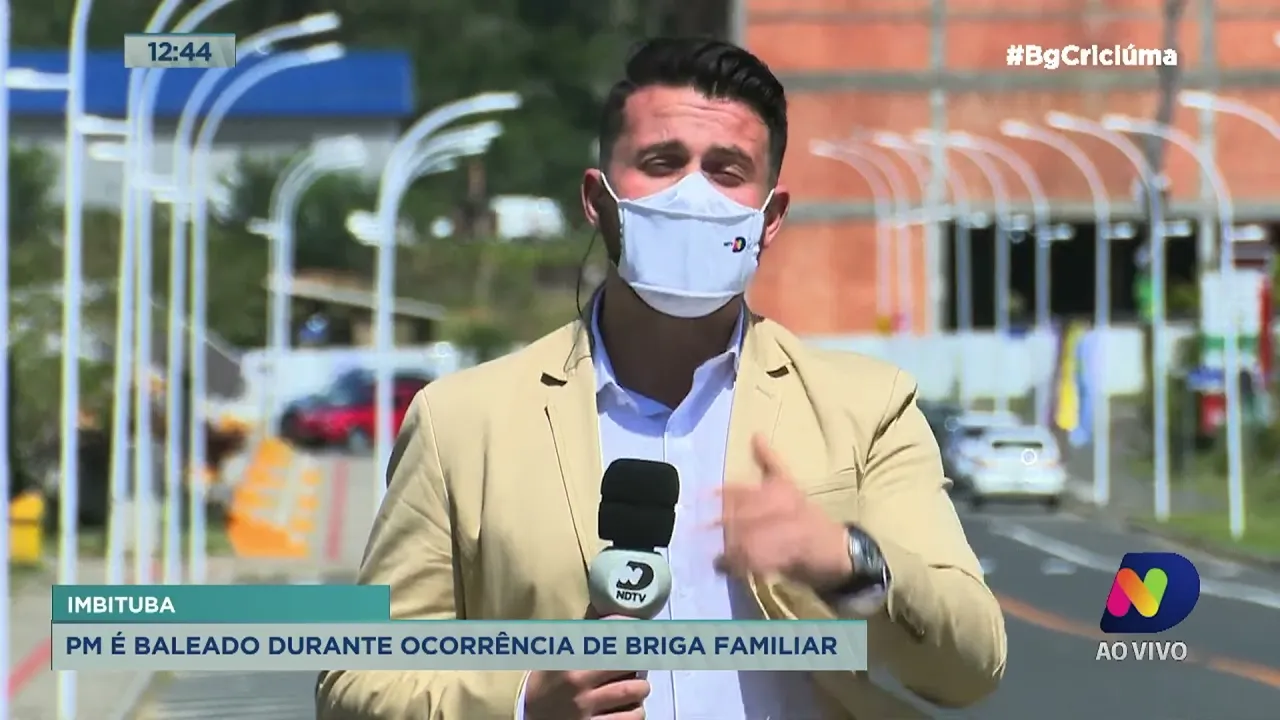 Policial militar é baleado durante atendimento de ocorrência em Imbituba