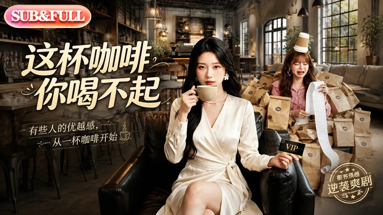 【全集FULL】《这杯咖啡，你喝不起》| AI短剧 | ENG SUB #薄荷听书 #cdrama #latest #热门短剧 #都市 #重生 #逆袭 #现代 #甜宠 poster