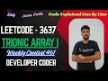 Trionic Array I LeetCode 3637 Weekly Contest 461 Java Code Developer Coder