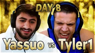 TYLER1'S HUGE BLUNDER | YASSUO VS TYLER1 - $10K BET: DAY 8