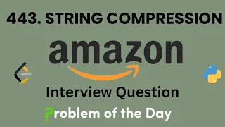 443 String Compression Leetcode-Medium Top Interview Problem Python