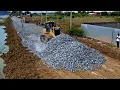 Download Lagu The Best!! Dozer Pushing Gravel Making Foundation Village Road Best Techniques 100%