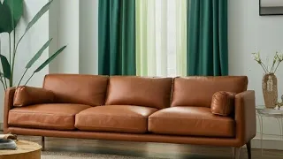 Best living room curtains ideas for Brown furniture