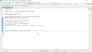 Atomic Operations in Java Multithreading with AtomicInteger
