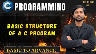 Basic Structure of C Program In Hindi