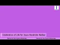 Joyce Hendricks Walker Funeral 10-25-2024