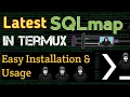 Install latest SQLmap in termux 2025 Best website hacking tools sql injection on Termux