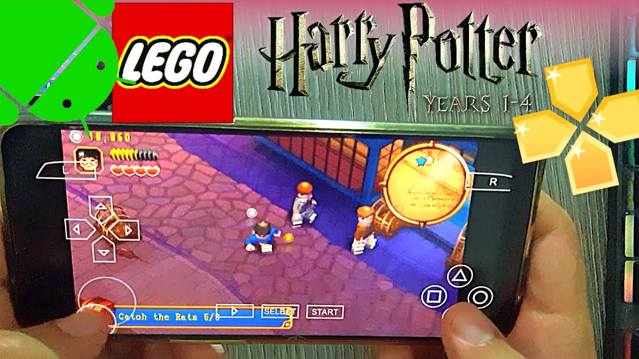 Lego Harry Potter Years 1-4 for Android - PSP Emulator PPSSPP - Gameplay 2022