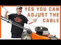 How To Adjust A Non-Adjustable Lawn Mower Cable