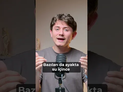 Ayakta Su İçmek Zararlı mı?