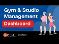 Dashboard - Gym Studio Software Management Demo