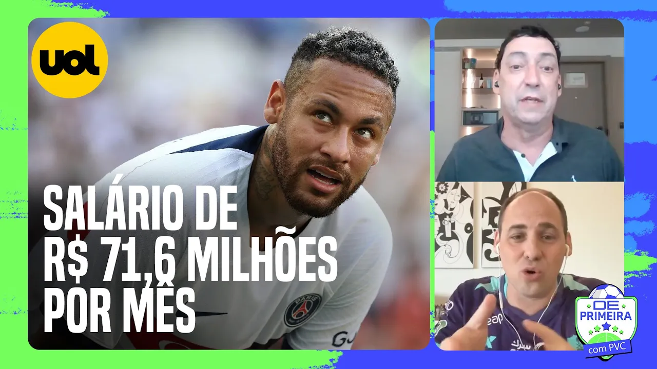 NEYMAR ACERTA EM IR PRO AL-HILAL? ‘MBAPPÉ NÃO QUERIA ELE NO PSG’, DIZ JULIO GOMES EM DEBATE COM PVC