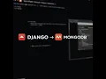 MongoDB with Django Full-Stack Project Demo