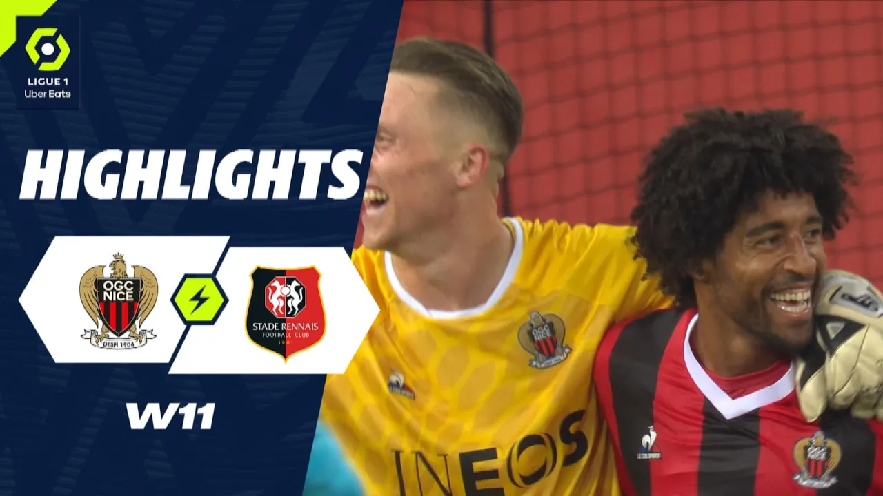 OGC NICE - STADE RENNAIS FC (2 - 0) - Highlights - (OGCN ...