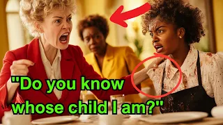 A wealthy woman humiliates a Black waitress and realizes too late who is behind her