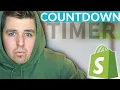How To Add Countdown Timer To Your Shopify Store Without The App - 2022 Free