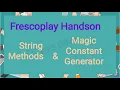 Python-Function Oops Frescoplay HandsOn Basic