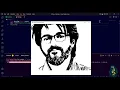 Thalapathy Vijay LEO Using Python Sketchpy Code Python Programming Hub