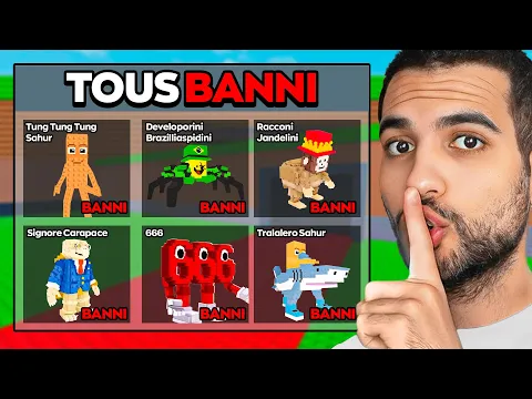 Video Thumbnail: J'ai Obtenu TOUT les BRAINROTS BANNIS de Steal a Brainrot...