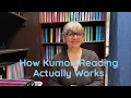 How the Kumon Reading Program Works Sally Kader Kumon Kanata South