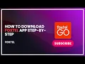 How to download foxtel app step by step