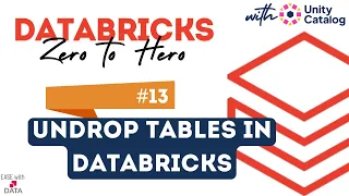 13 Managed External Tables in Unity Catalog vs Legacy Hive Metastore UNDROP Tables in Databricks