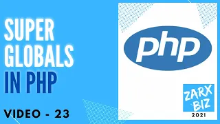 Superglobals in PHP PHP 8 Tutorial Learn PHP Programming PHP for Beginners