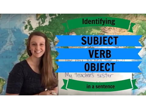 Download MP3 Identifying Subject, Verb, and Object in a Sentence