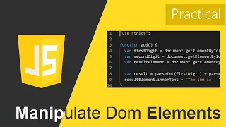 Javascript Part 3 - Manipulate Dom Elements