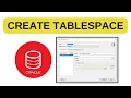 CREATE TABLESPACE - Oracle Database DBA Tutorial