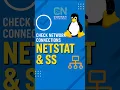 Linux Tips Check Network Connections with netstat ss