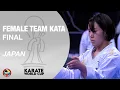 Download Lagu JAPAN FEMALE TEAM KATA | FINAL | KARATE WORLD CUP 2024 | WORLD KARATE FEDERATION