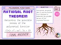 Rational Roots Theorem Example 1