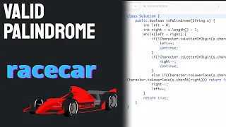 Leetcode 125 Valid Palindrome Java Solution