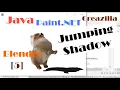 Java 3D How to Add a Fake Shadow to a Jumping Pomeranian Model with Source Code