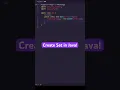 Hash Set in Java